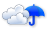 天気：曇時々雨