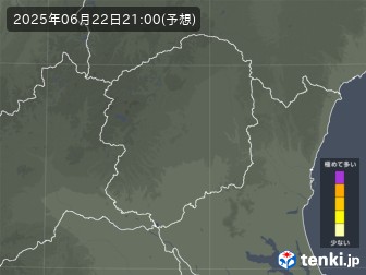 栃木県のヒノキ花粉予測