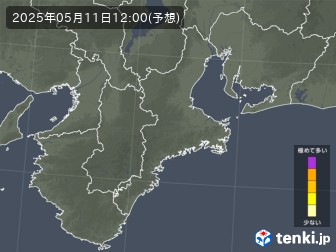 三重県のヒノキ花粉予測